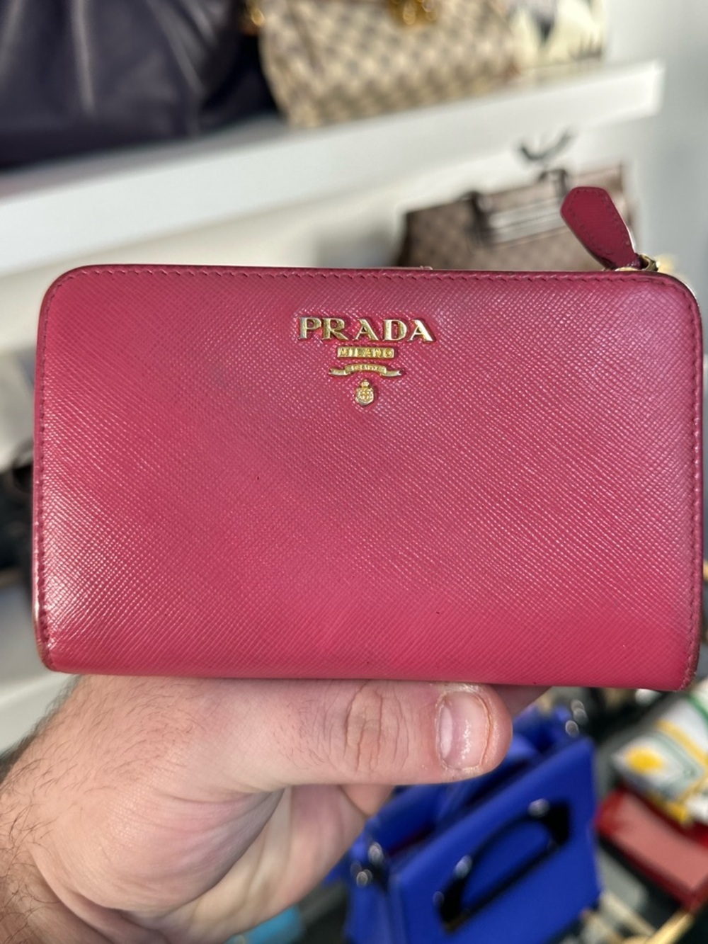 PRADA PINK WALLET